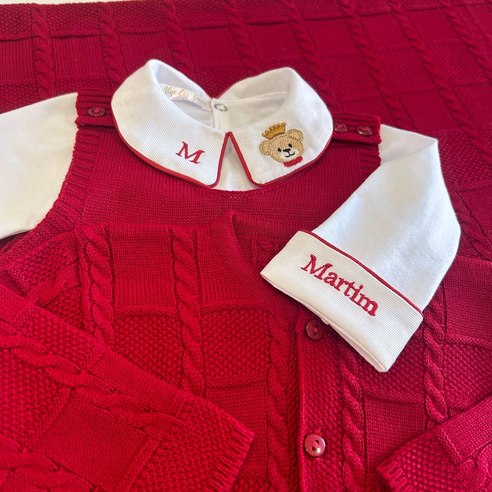 Kit Saída Maternidade Completa Itália | Personalize Com o Nome do Seu Príncipe - Imagem 3