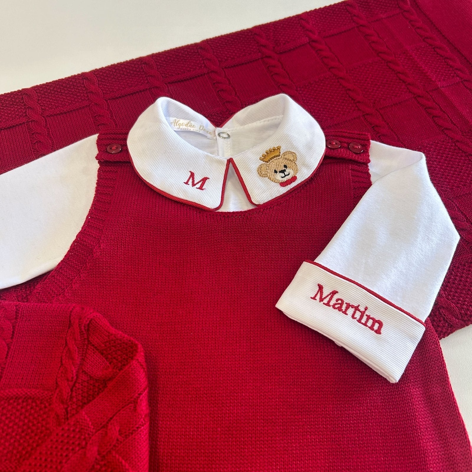 Kit Saída Maternidade Completa Itália | Personalize Com o Nome do Seu Príncipe - Imagem 5