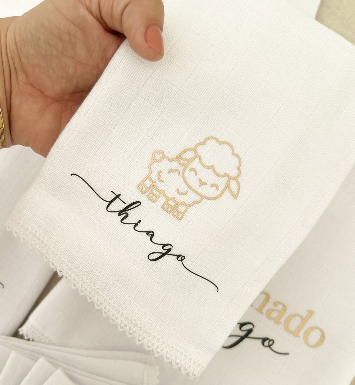 Kit de Fraldinha Completo e Personalizado 20 Peças | Nome do Bebê Personalizado - Imagem 3