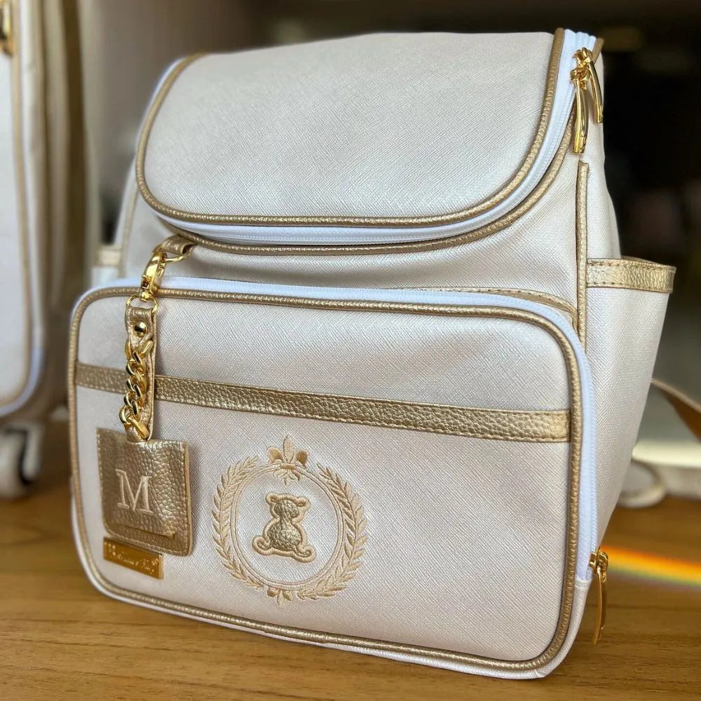 Kit Baby 4 Personalizado - Branco Perolado I Ouro - Imagem 2