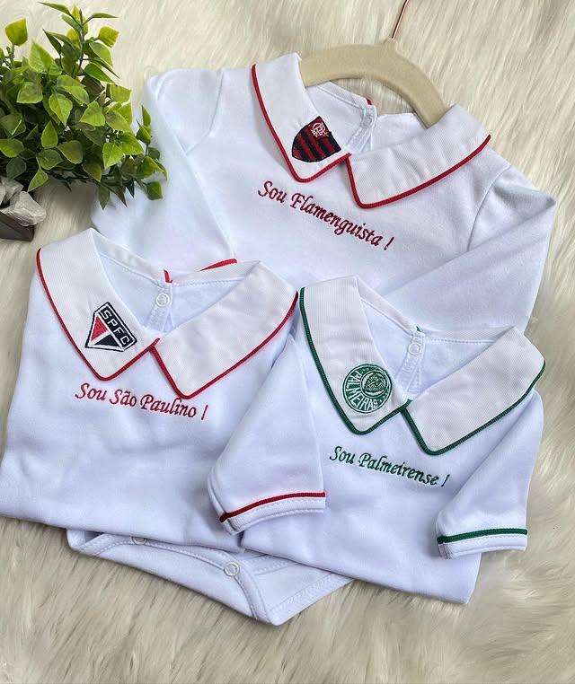 PROMOÇÃO Kit Saída Maternidade TIME FAVORITO Completa - Veste Até 4 Meses (Menino) - Imagem 5