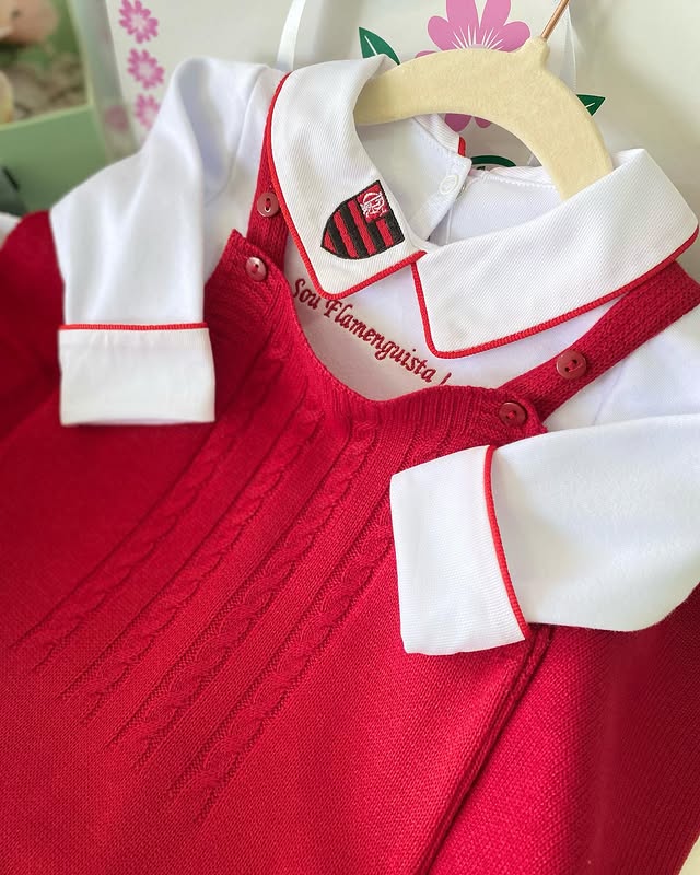 PROMOÇÃO Kit Saída Maternidade TIME FAVORITO Completa - Veste Até 4 Meses (Menino) - Imagem 6