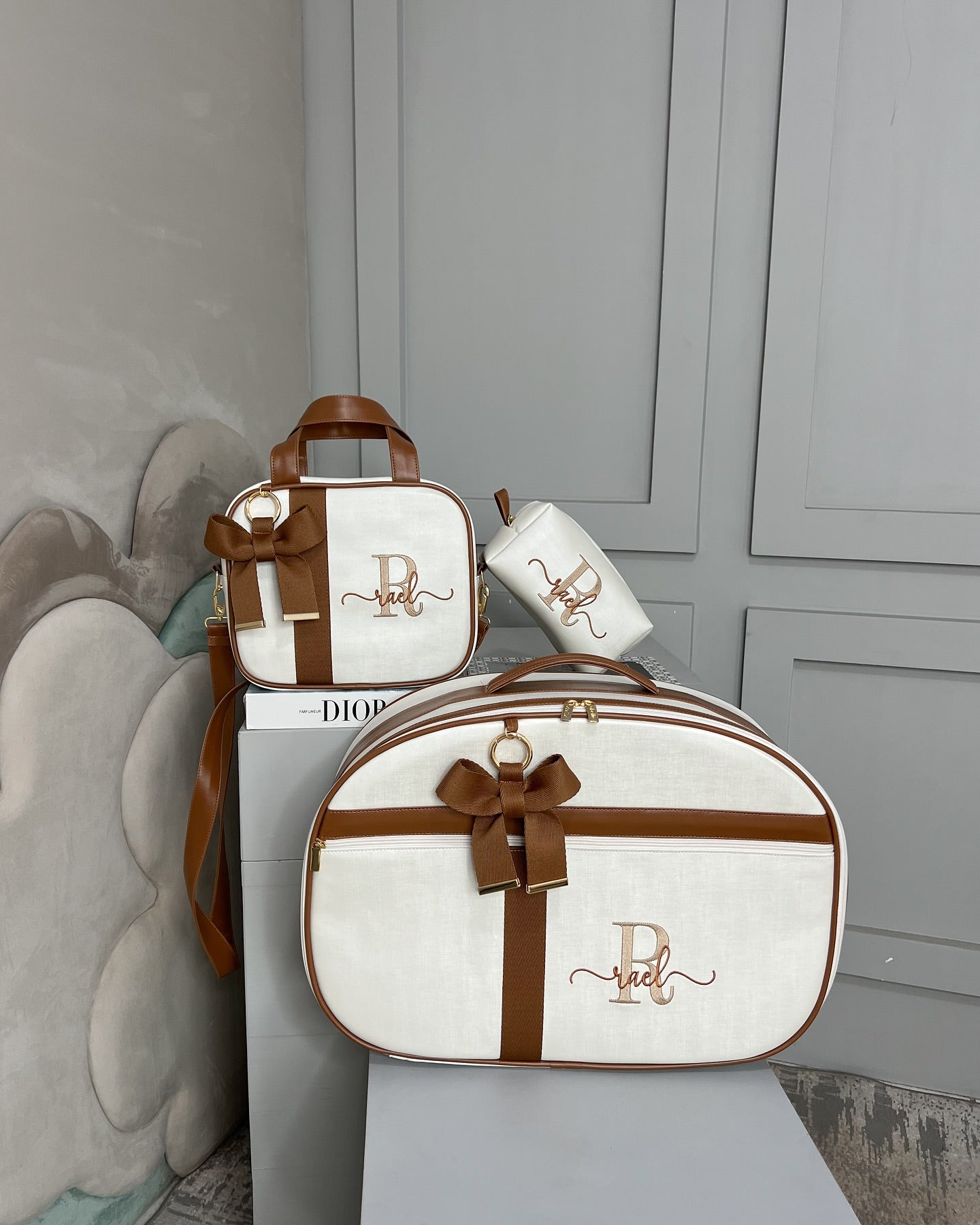 PROMOÇÃO Kit de Bolsas Maternidade 100% Personalizado com nome do Principe/Princesa - Imagem 3