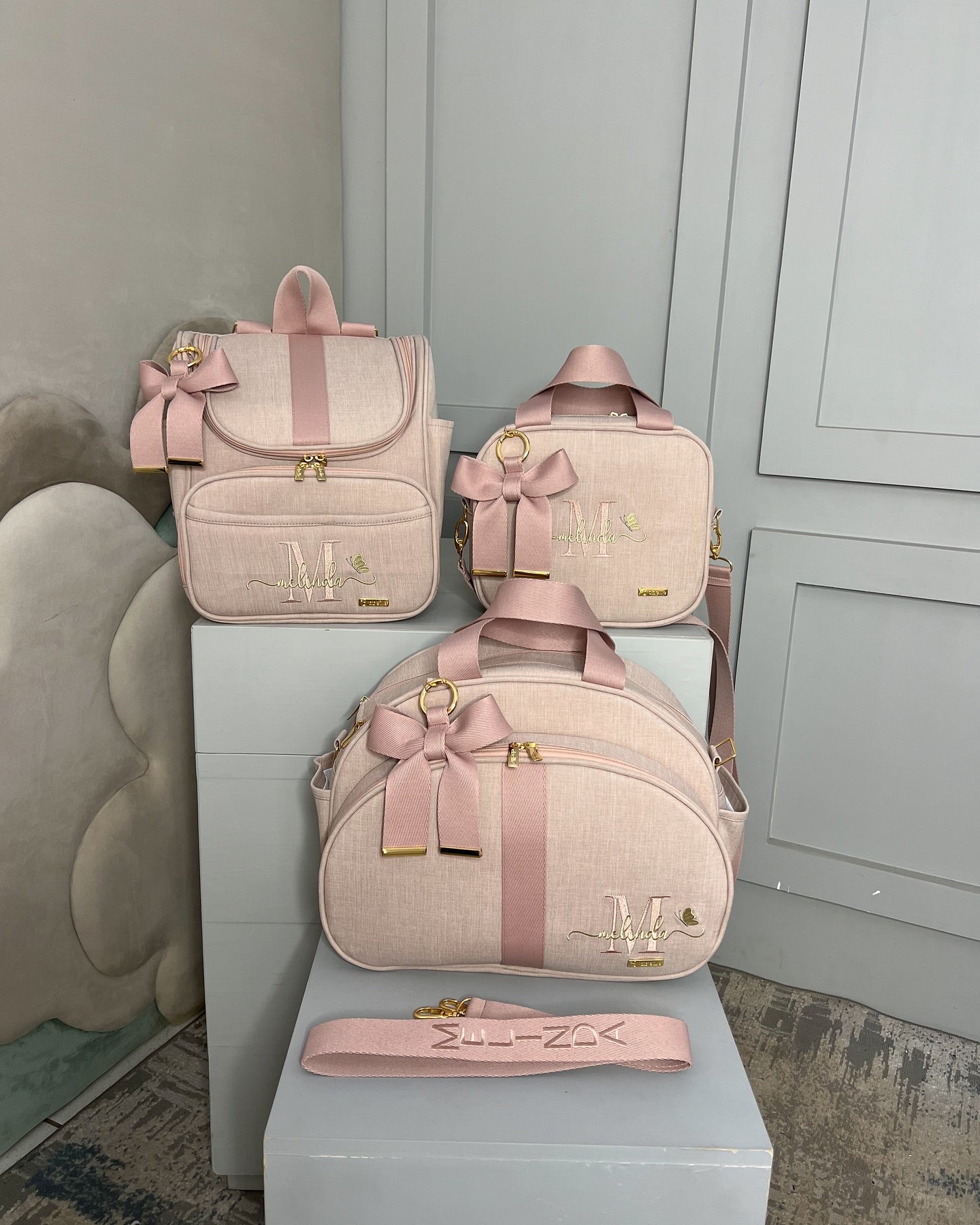 PROMOÇÃO Kit de Bolsas Maternidade 100% Personalizado com nome do Principe/Princesa - Imagem 6