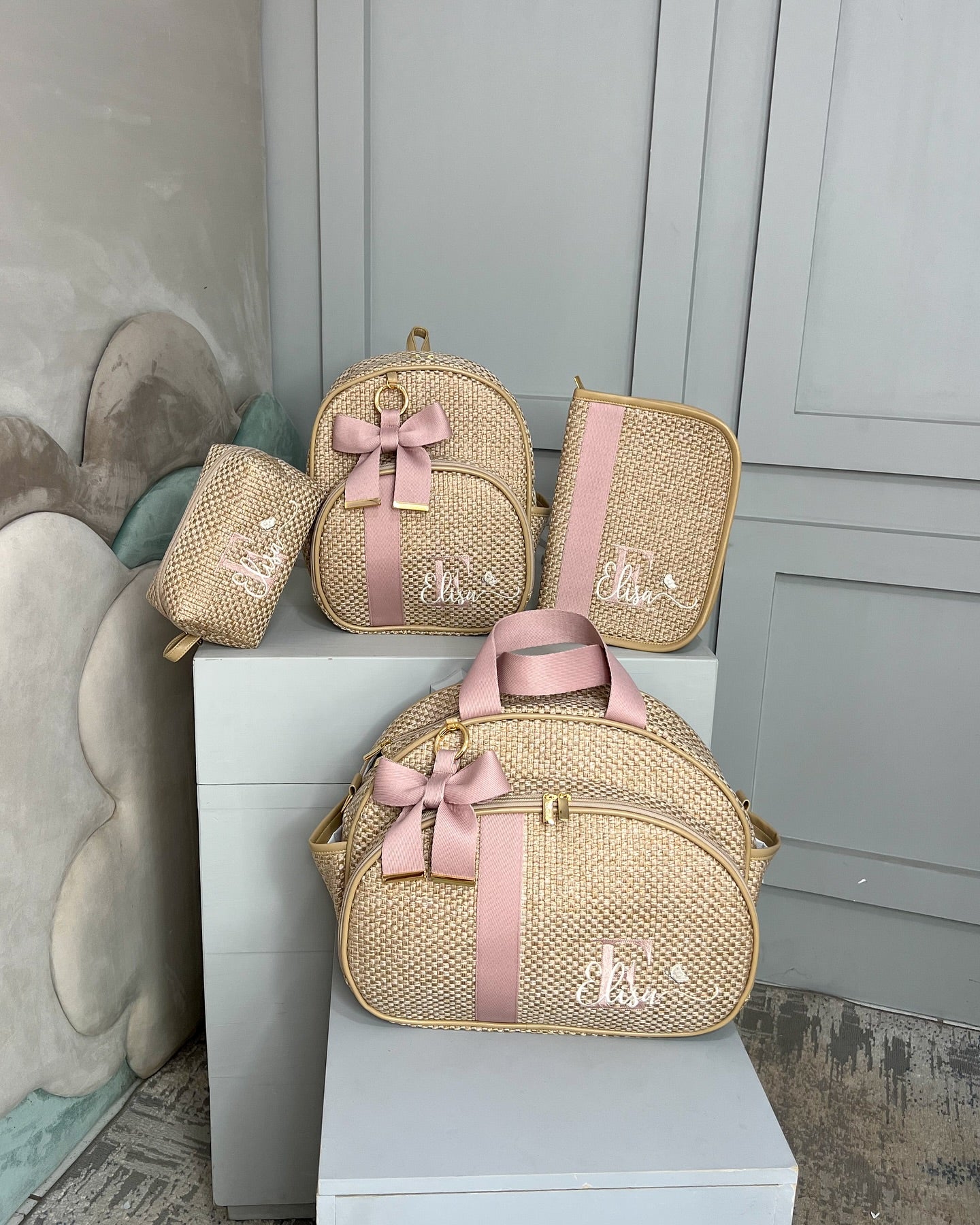 PROMOÇÃO Kit de Bolsas Maternidade 100% Personalizado com nome do Principe/Princesa - Imagem 7