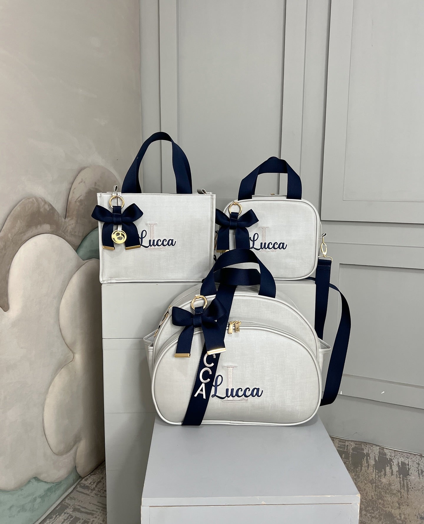 PROMOÇÃO Kit de Bolsas Maternidade 100% Personalizado com nome do Principe/Princesa - Imagem 8