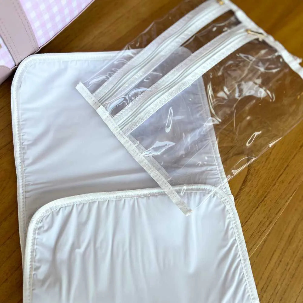 Kit Baby 7 Items Personalizado Linho | Rosa - Imagem 5