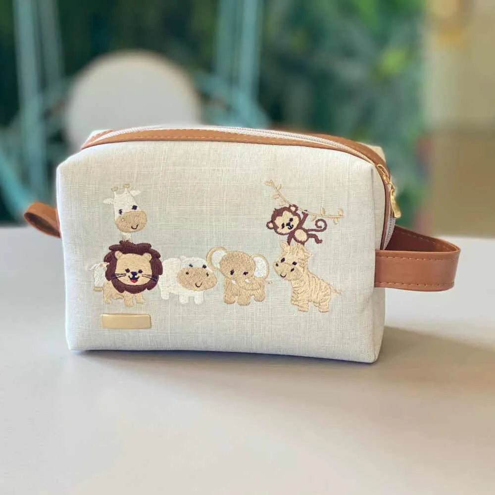 Kit Baby 4 Personalizado - Linho Cru I Caramelo - Imagem 6