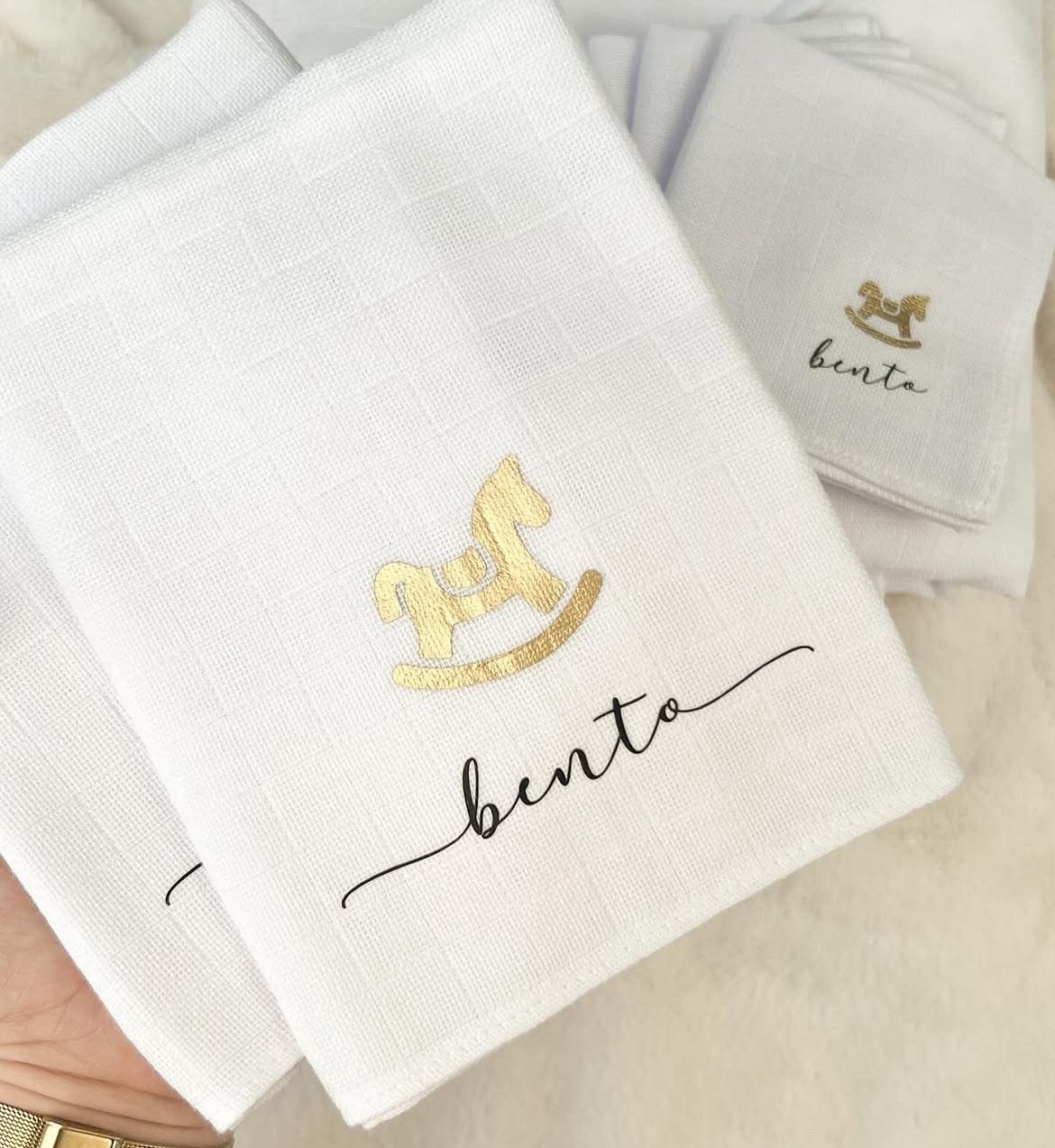 Kit de Fraldinha Personalizado com Nome do Bebê | 6 Peças Personalizadas - Imagem 8