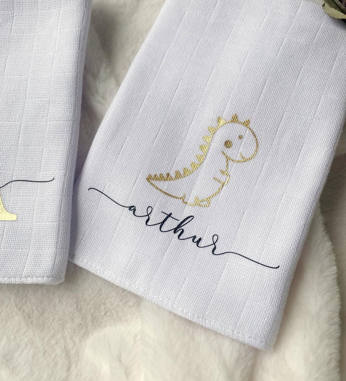 Kit de Fraldinha Personalizado com Nome do Bebê | 6 Peças Personalizadas - Imagem 14