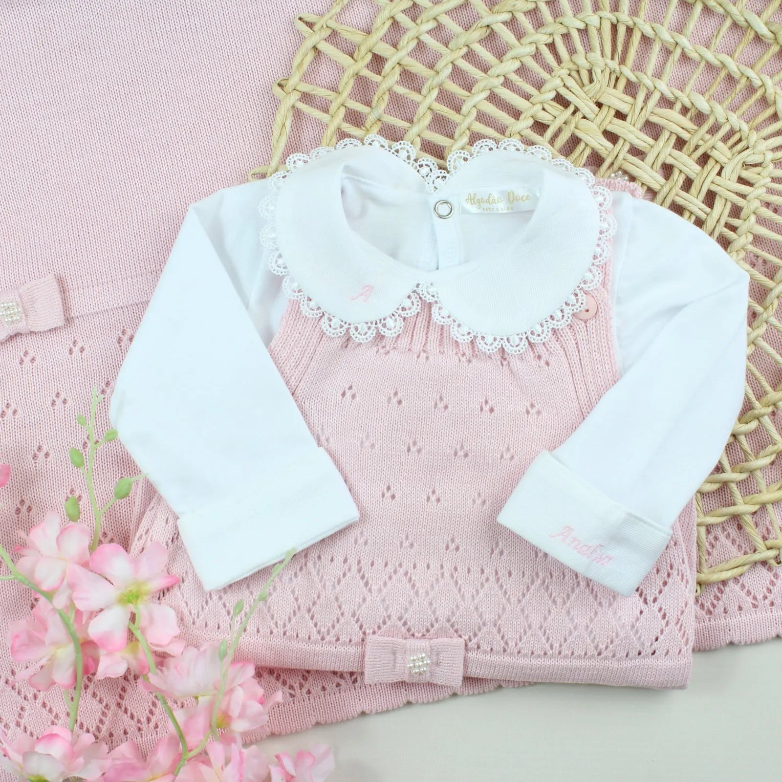 Kit Saída Maternidade Flávia - Personalize Com o Nome da Sua Princesa - Imagem 3
