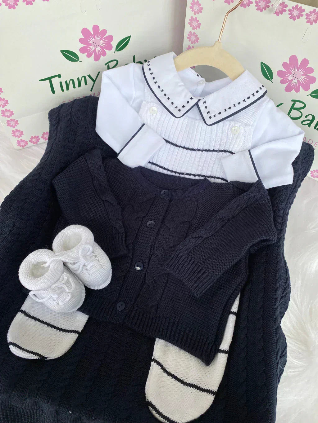 PROMOÇÃO Kit Saída Maternidade Personalizável Completa - Veste Até 4 Meses (Menino) - Imagem 11