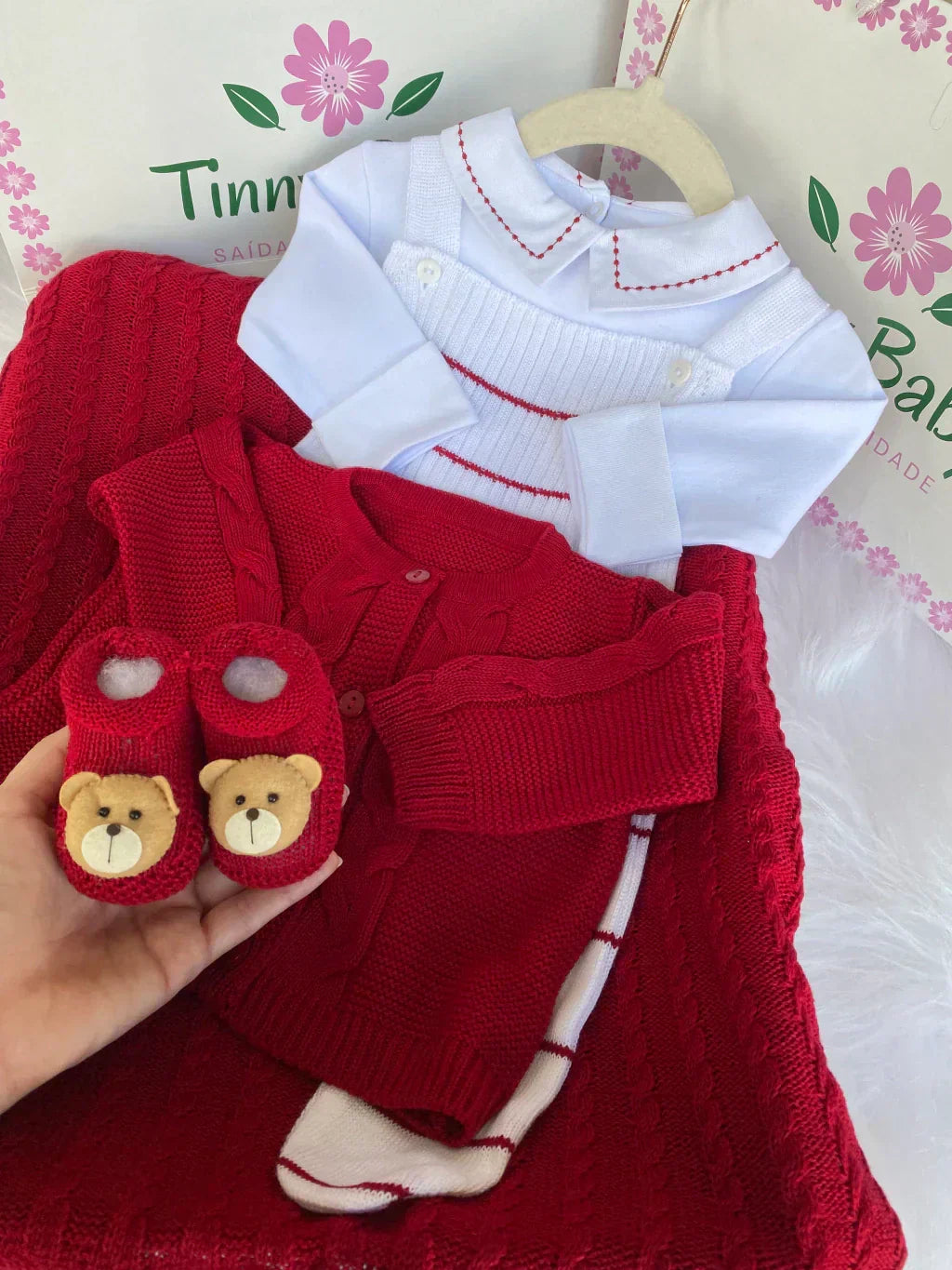 PROMOÇÃO Kit Saída Maternidade Personalizável Completa - Veste Até 4 Meses (Menino) - Imagem 12