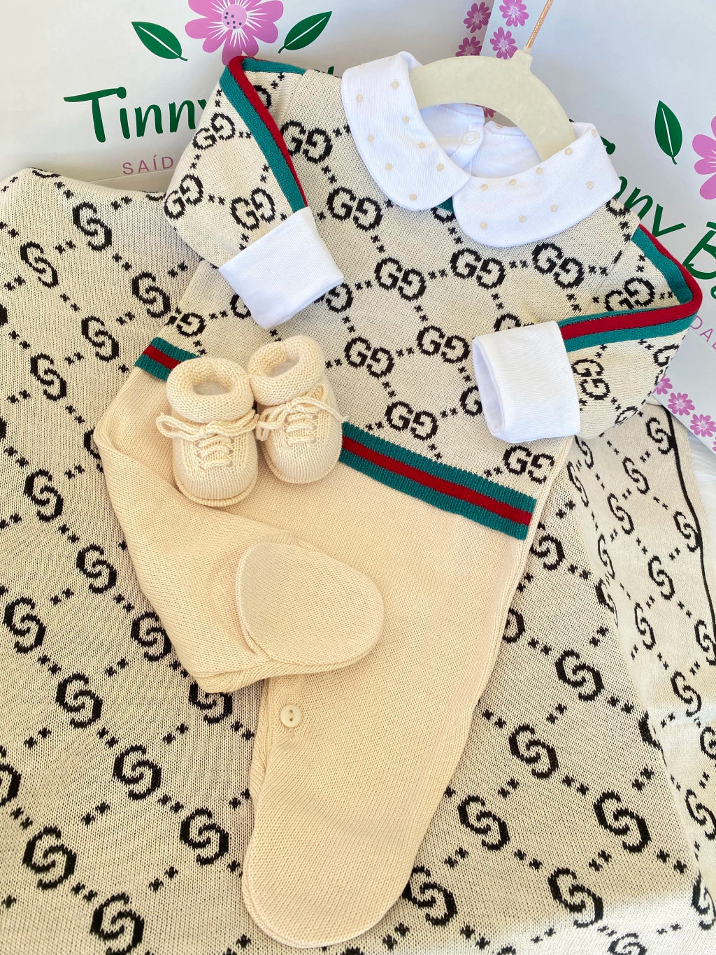 PROMOÇÃO Kit Saída Maternidade Personalizável Completa - Veste Até 4 Meses (Menino) - Imagem 6