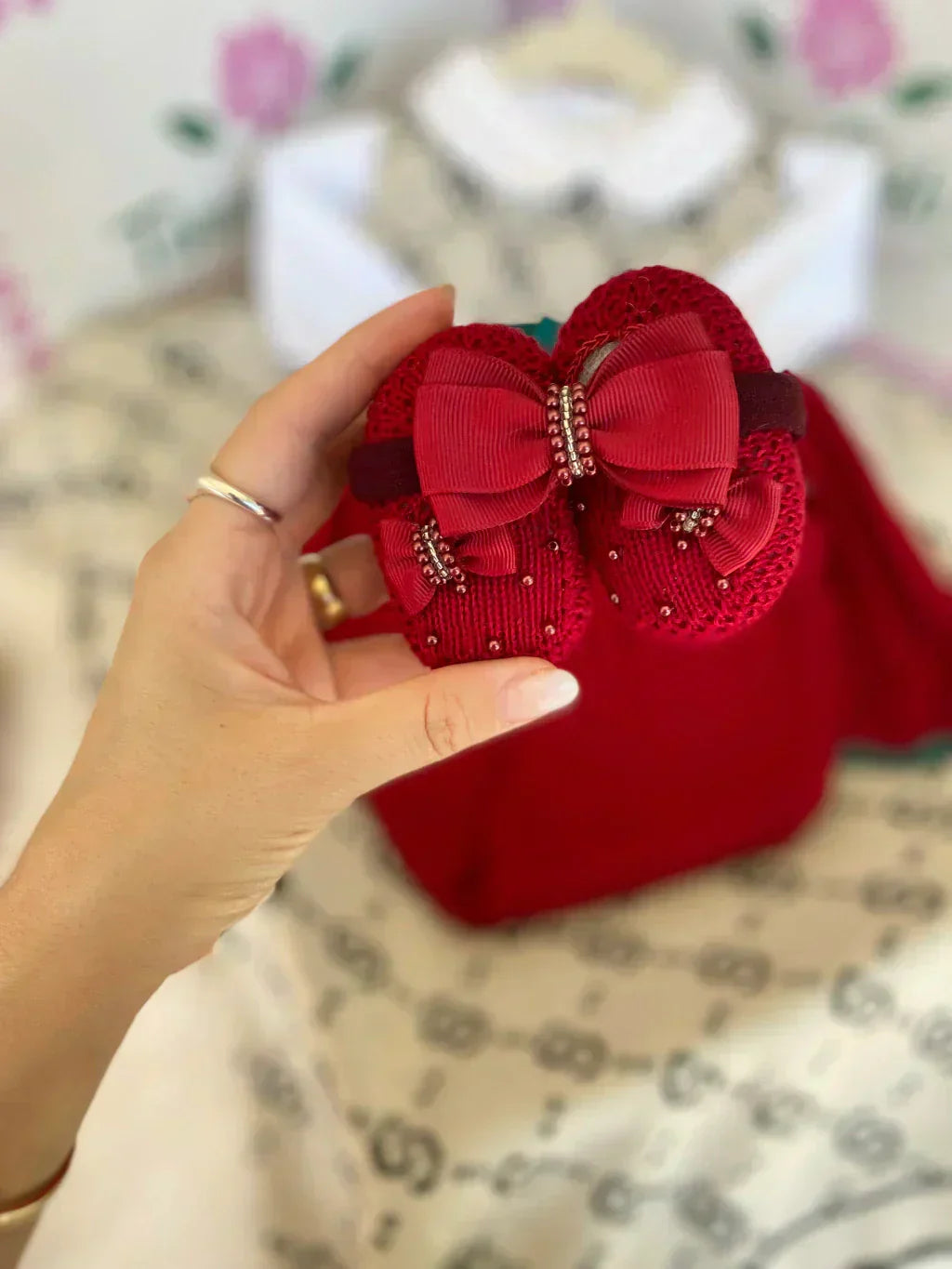 Kit Saída Maternidade Gucci - Personalize Com o Nome da Sua Princesa - Imagem 2