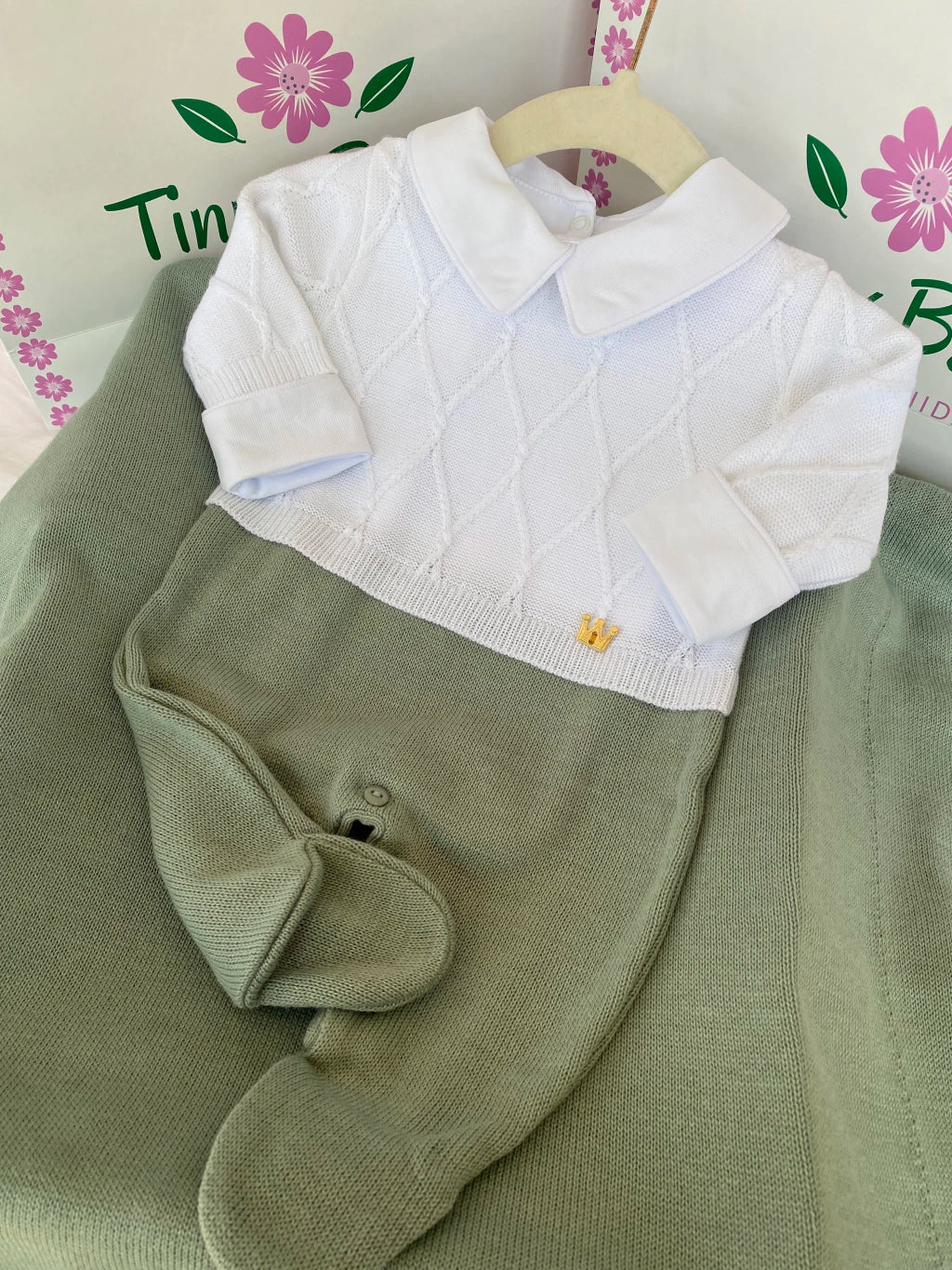 PROMOÇÃO Kit Saída Maternidade Personalizável Completa - Veste Até 4 Meses (Menino) - Imagem 8