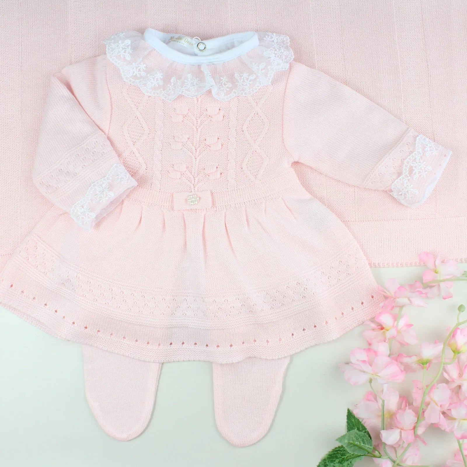 Kit Saída Maternidade Vanessa Body renda - Personalize Com o Nome da Sua Princesa - Imagem 3