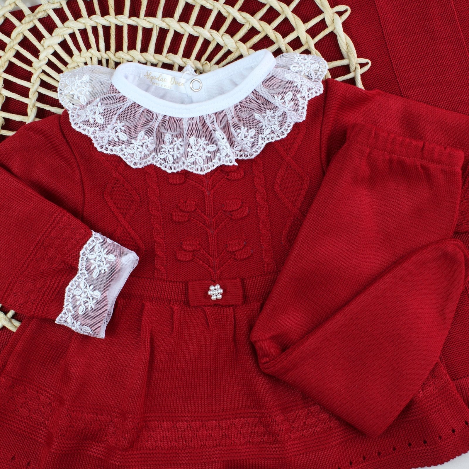 Kit Saída Maternidade Vanessa Body bordado- Personalize Com o Nome da Sua Princesa - Imagem 4