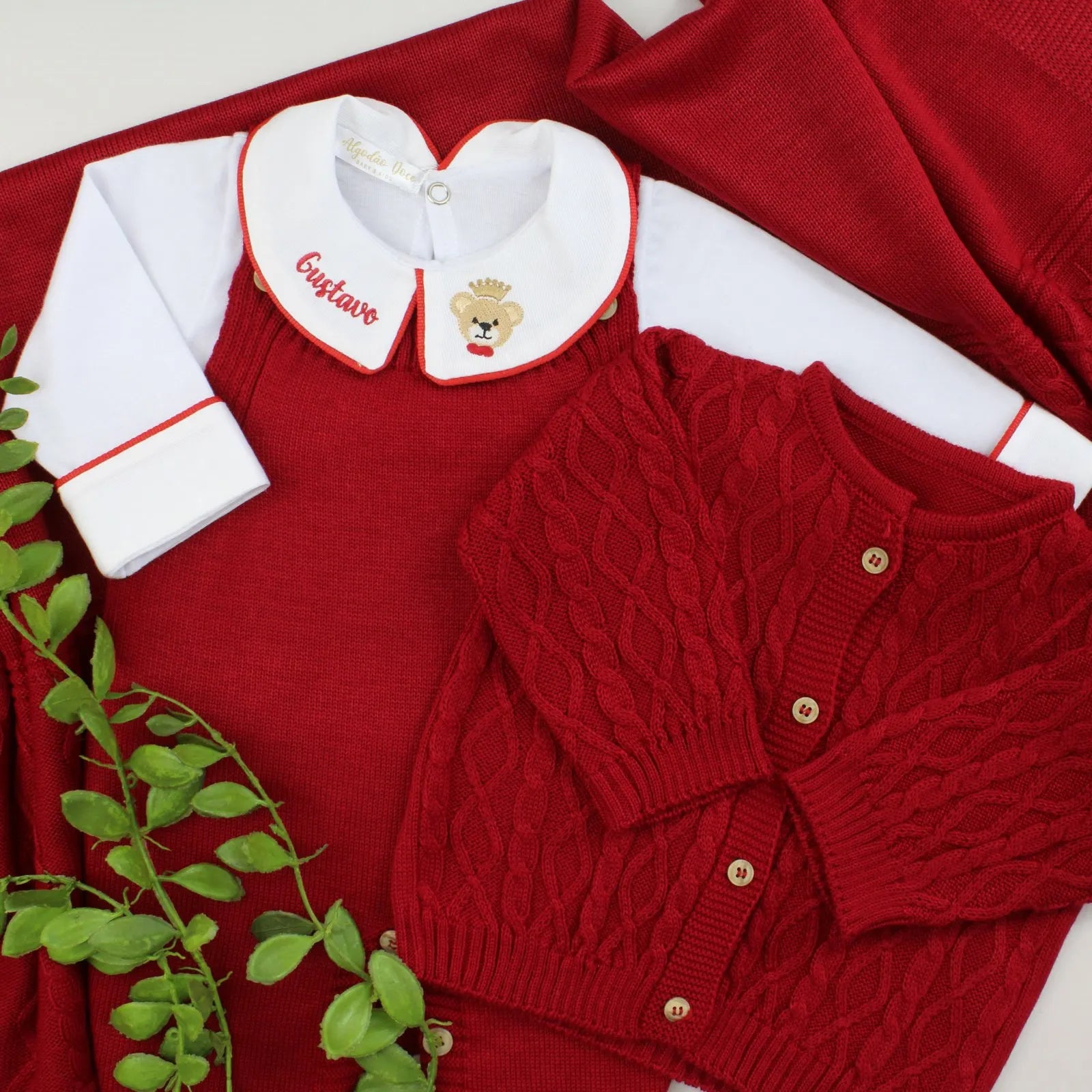 Kit Saída Maternidade Completa Vinícius | Personalize Com o Nome do Seu Príncipe - Imagem 2